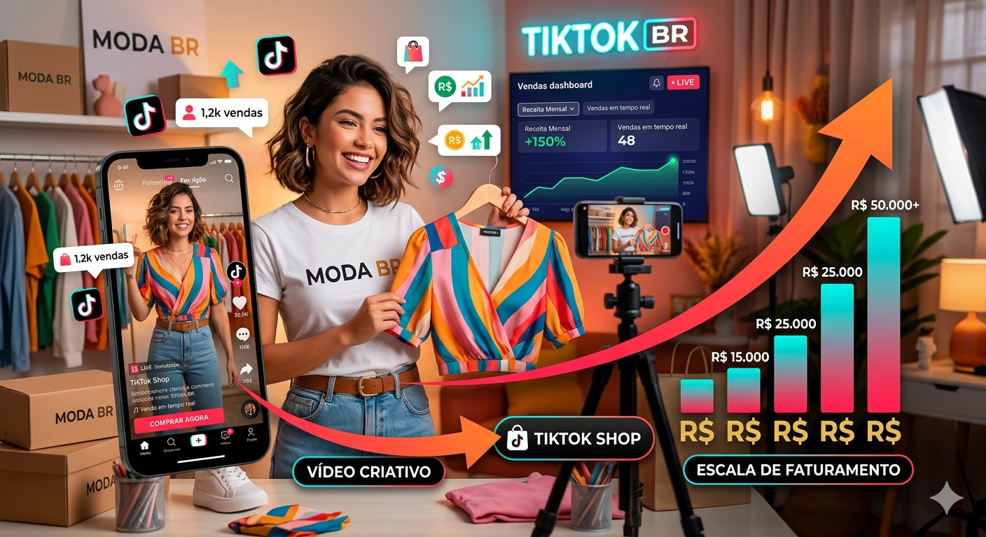 TikTok Shop: como vender direto pelo conteúdo e escalar seu faturamento