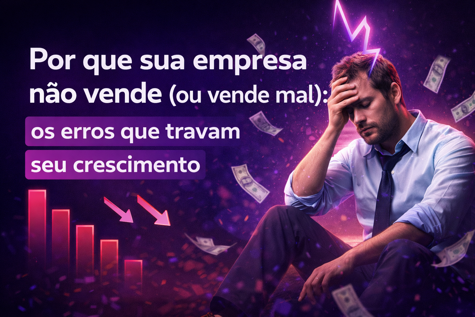 Por que sua empresa não vende (ou vende mal): os erros que travam seu crescimento