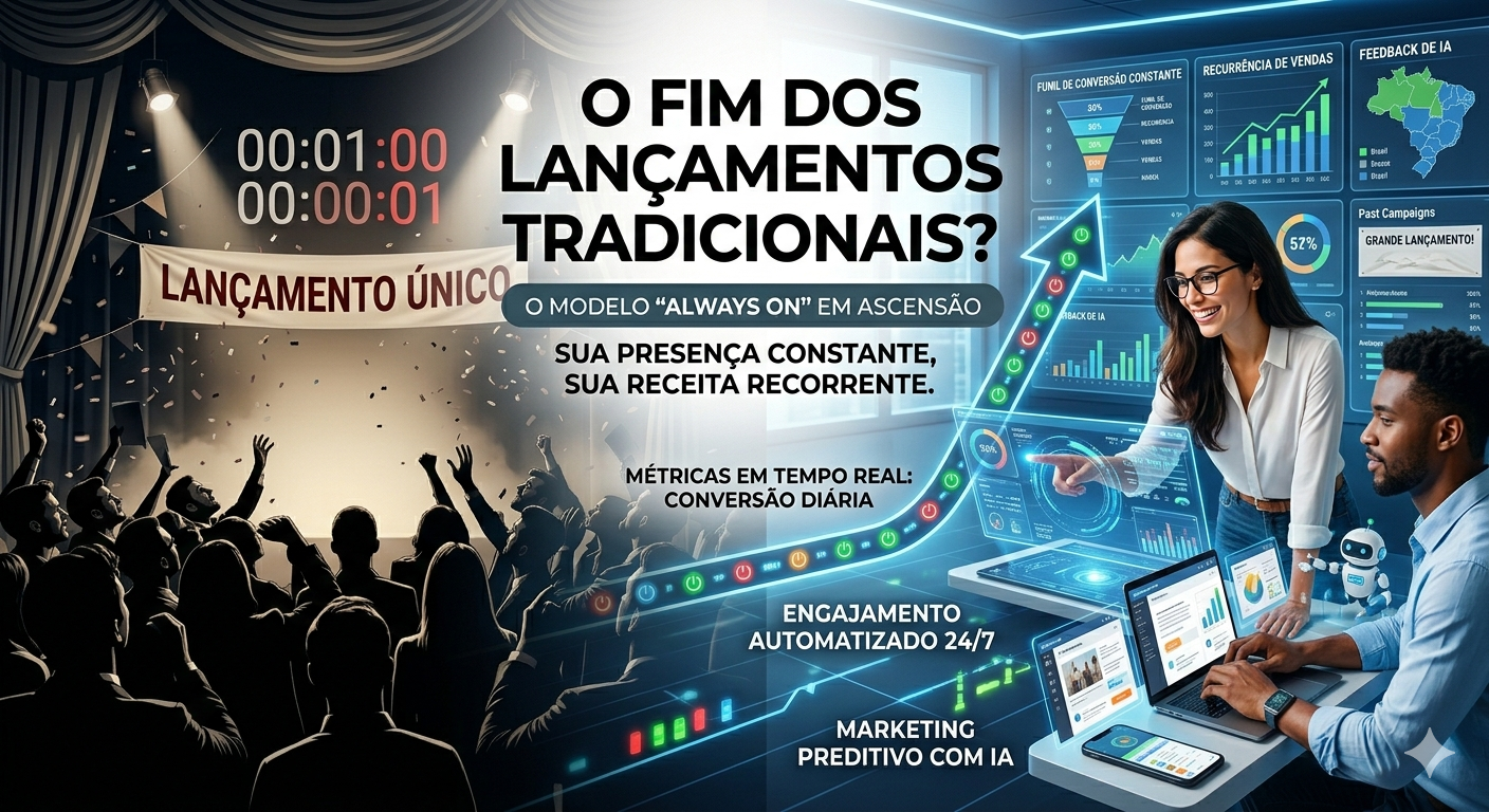O fim dos lançamentos tradicionais? O modelo “always on” em ascensão
